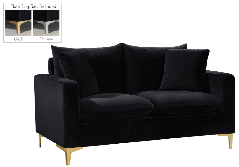 Naomi Velvet Loveseat - Sterling House Interiors