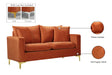 Naomi Velvet Loveseat - Sterling House Interiors