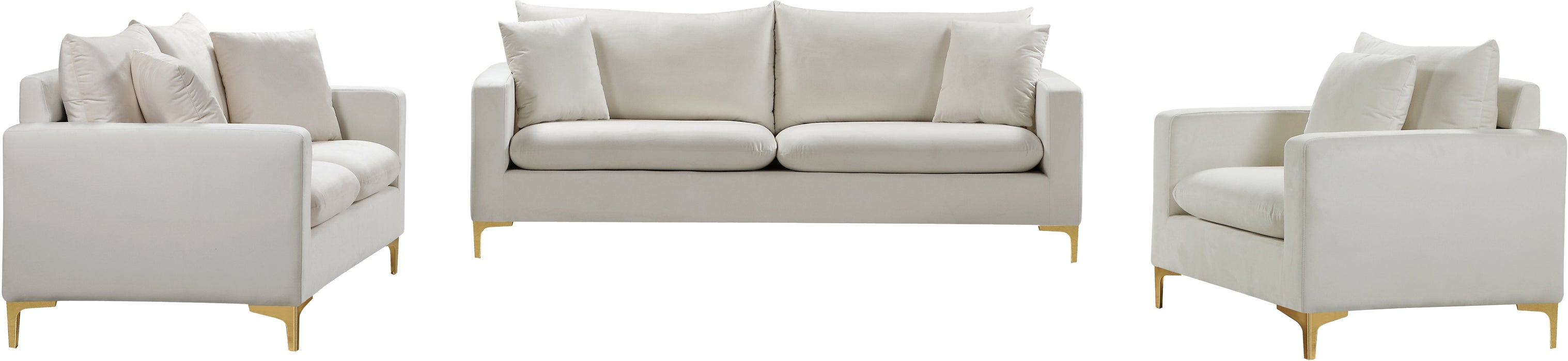 Naomi Velvet Loveseat - Sterling House Interiors