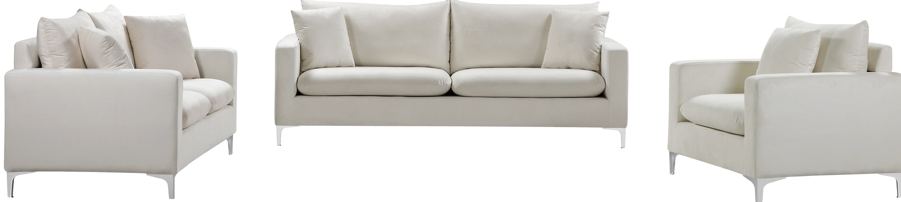 Naomi Velvet Loveseat - Sterling House Interiors