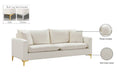 Naomi Velvet Sofa - Sterling House Interiors