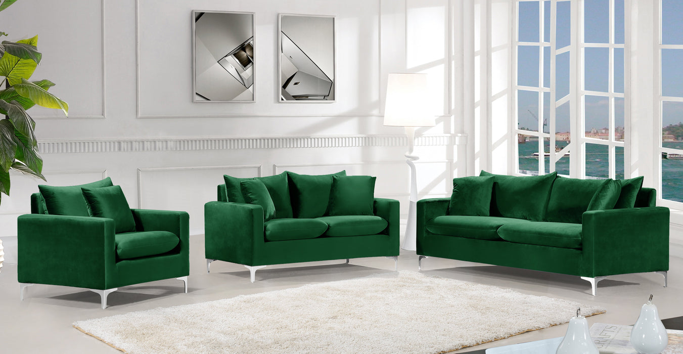 Naomi Velvet Loveseat - Sterling House Interiors