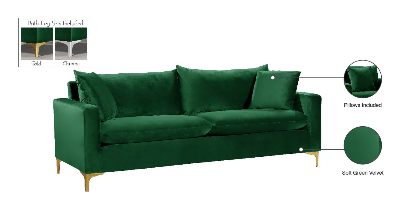 Naomi Velvet Sofa - Sterling House Interiors