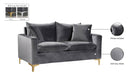 Naomi Velvet Loveseat - Sterling House Interiors