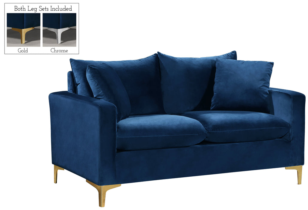 Naomi Velvet Loveseat - Sterling House Interiors