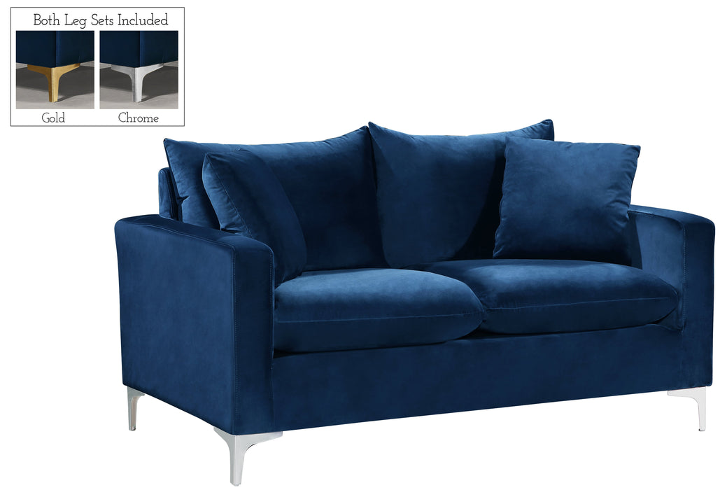 Naomi Velvet Loveseat - Sterling House Interiors