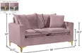 Naomi Velvet Loveseat - Sterling House Interiors