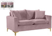 Naomi Velvet Loveseat - Sterling House Interiors