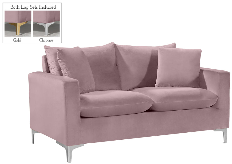 Naomi Velvet Loveseat - Sterling House Interiors