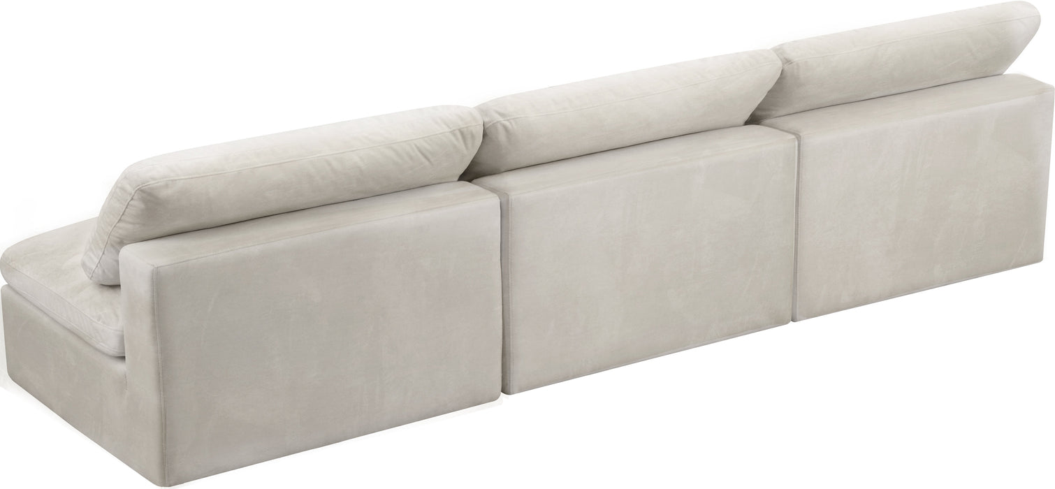 Cozy Velvet Cloud Modular Armless Sofa - Sterling House Interiors