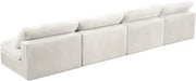 Cozy Velvet Cloud Modular Armless Sofa - Sterling House Interiors