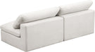 Cozy Velvet Cloud Modular Armless Sofa - Sterling House Interiors