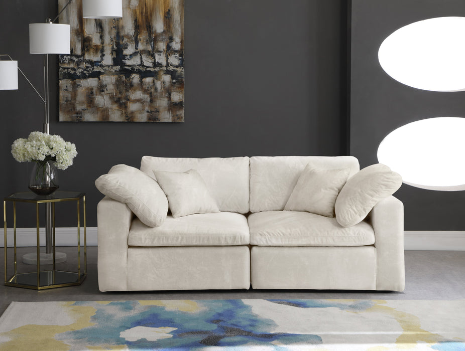 Cozy Velvet Cloud Modular Sofa - Sterling House Interiors