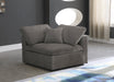 Cozy Navy Velvet Corner Chair - Sterling House Interiors