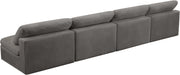 Cozy Velvet Cloud Modular Armless Sofa - Sterling House Interiors