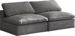 Cozy Velvet Cloud Modular Armless Sofa - Sterling House Interiors