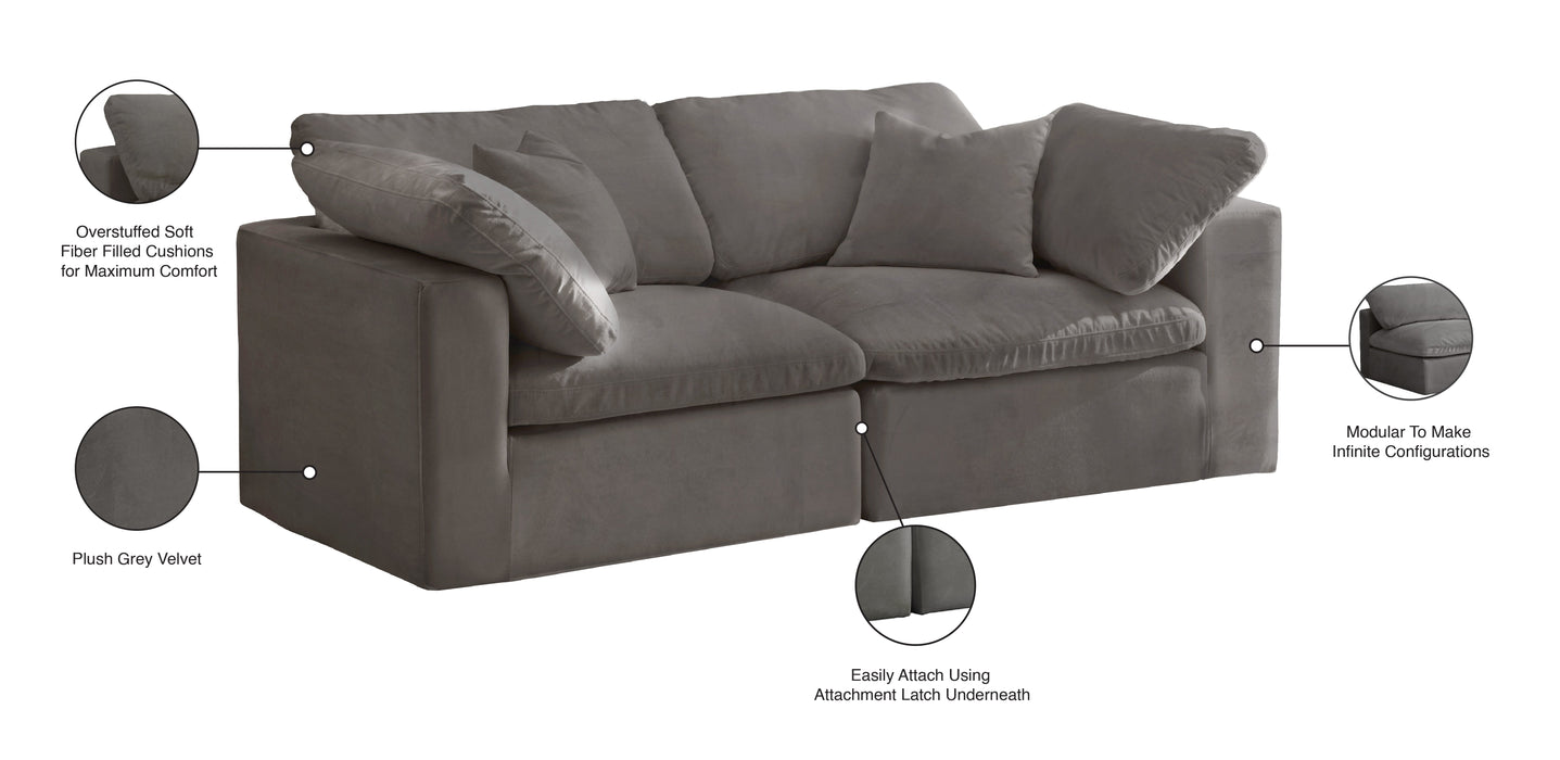 Cozy Velvet Cloud Modular Sofa - Sterling House Interiors