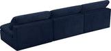 Cozy Velvet Cloud Modular Armless Sofa - Sterling House Interiors