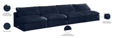 Cozy Velvet Cloud Modular Armless Sofa - Sterling House Interiors