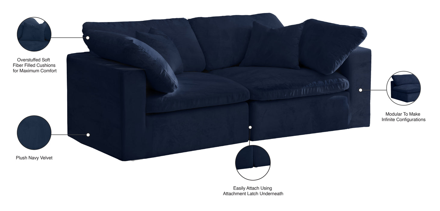 Cozy Velvet Cloud Modular Sofa - Sterling House Interiors