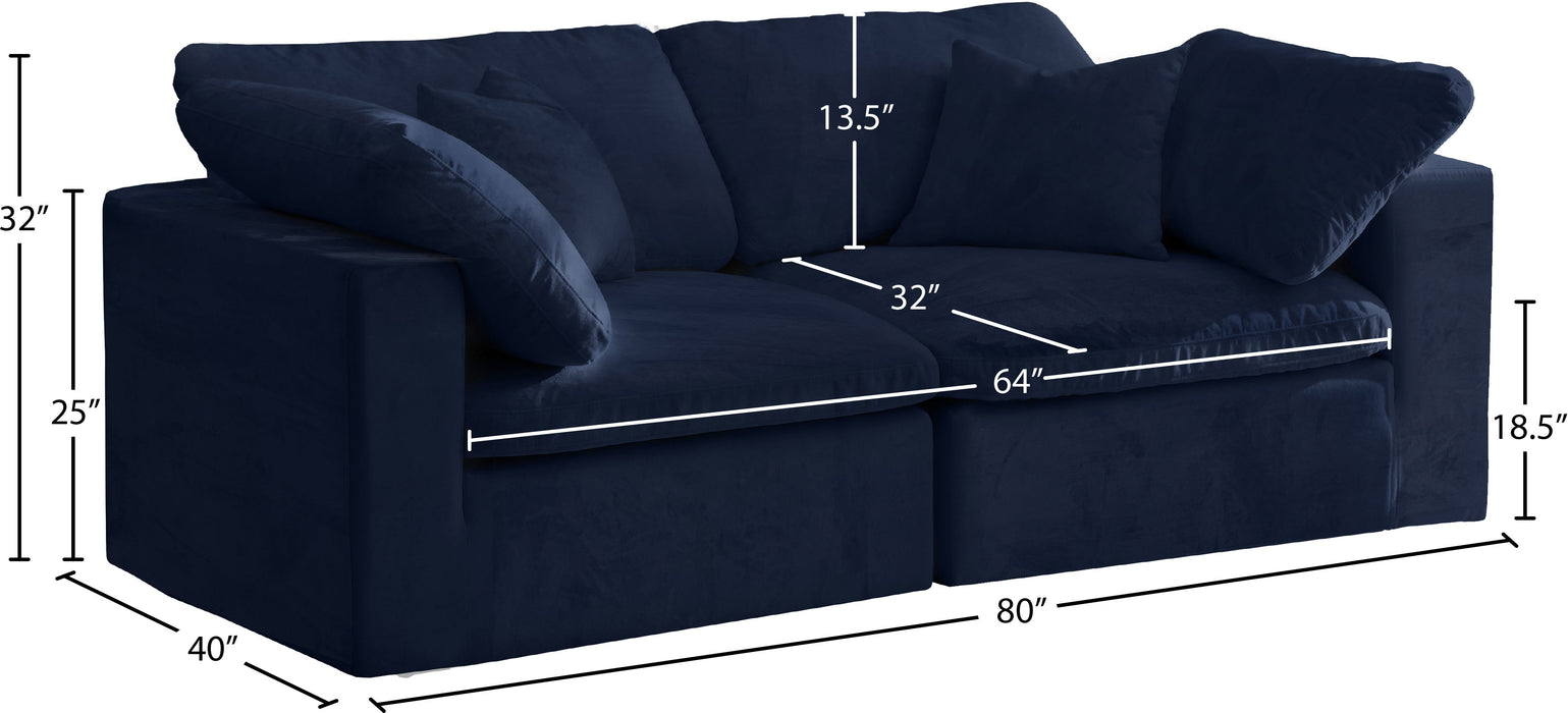 Cozy Velvet Cloud Modular Sofa - Sterling House Interiors