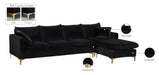 Naomi Velvet 2pc. Reversible Sectional - Sterling House Interiors