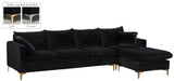 Naomi Velvet 2pc. Reversible Sectional - Sterling House Interiors
