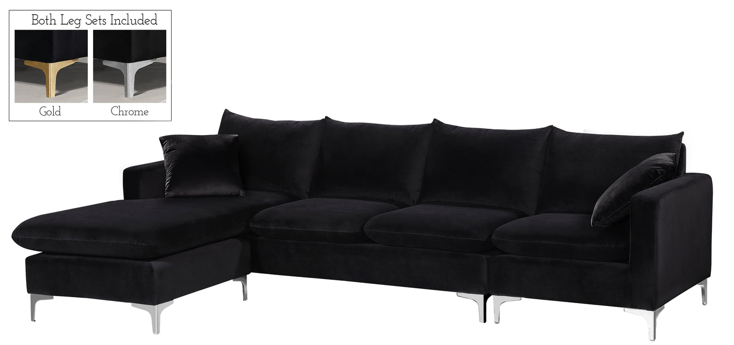 Naomi Velvet 2pc. Reversible Sectional - Sterling House Interiors