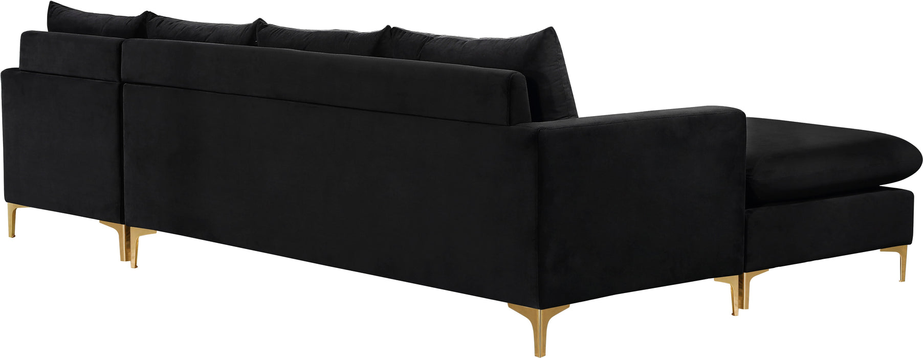 Naomi Velvet 2pc. Reversible Sectional - Sterling House Interiors