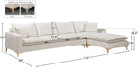 Naomi Velvet 2pc. Reversible Sectional - Sterling House Interiors