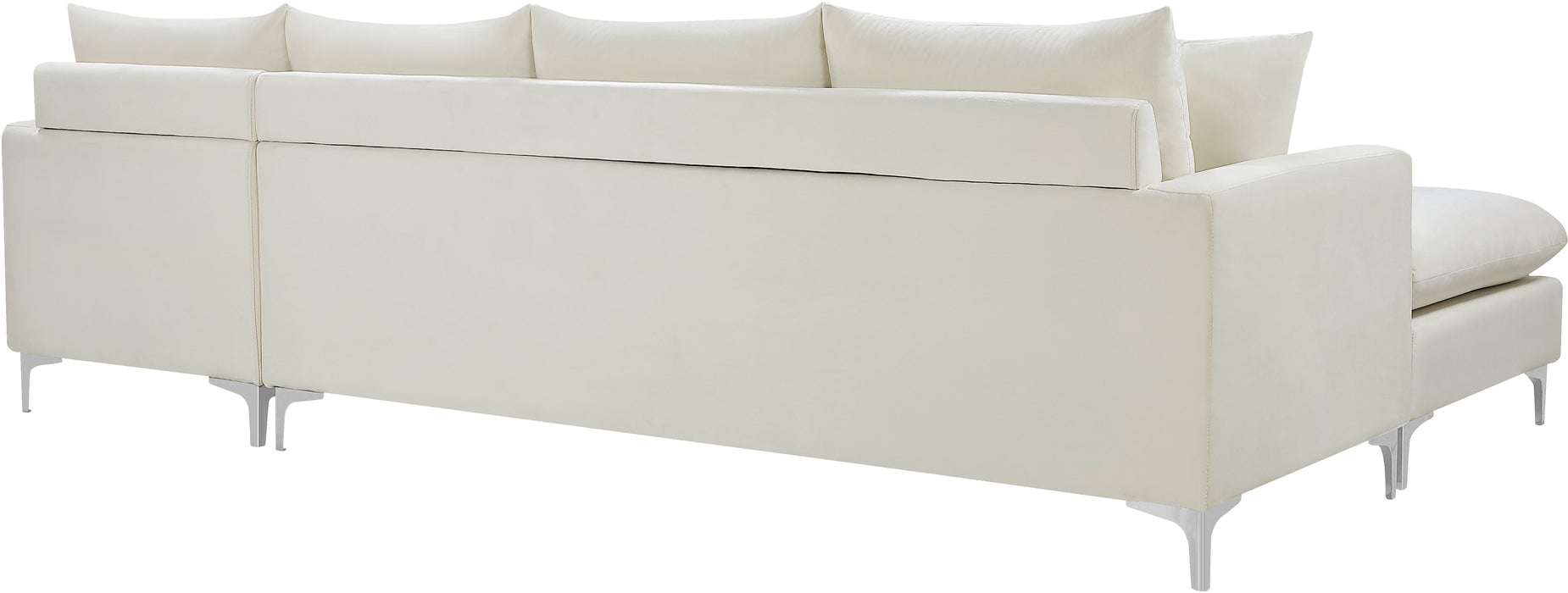 Naomi Velvet 2pc. Reversible Sectional - Sterling House Interiors