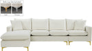 Naomi Velvet 2pc. Reversible Sectional - Sterling House Interiors
