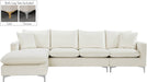 Naomi Velvet 2pc. Reversible Sectional - Sterling House Interiors