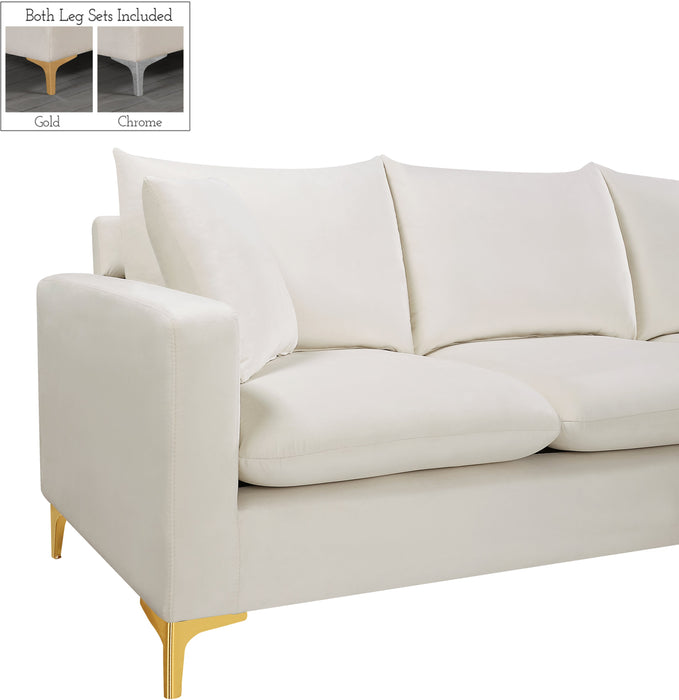 Naomi Velvet 2pc. Reversible Sectional - Sterling House Interiors