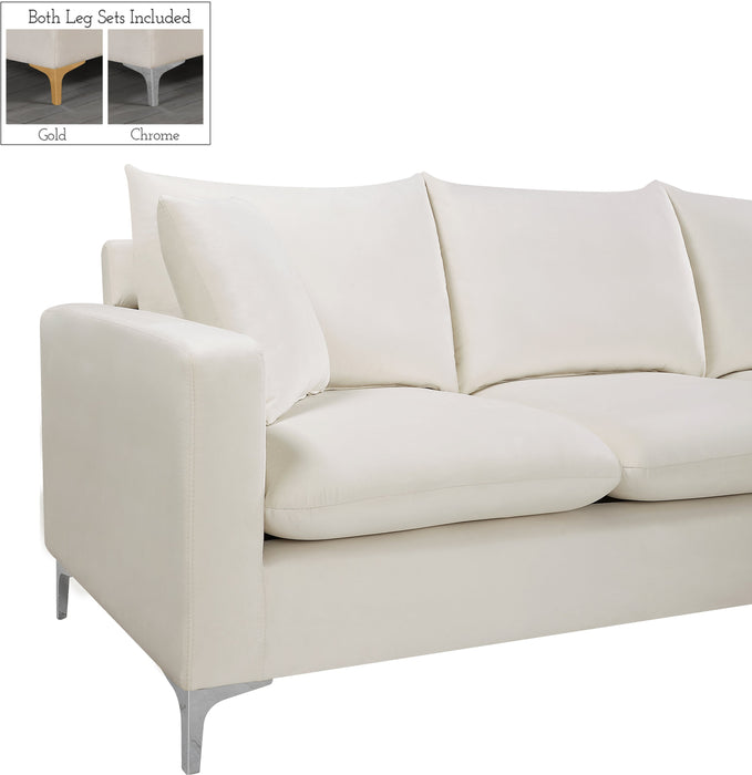 Naomi Velvet 2pc. Reversible Sectional - Sterling House Interiors