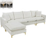 Naomi Velvet 2pc. Reversible Sectional - Sterling House Interiors