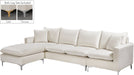 Naomi Velvet 2pc. Reversible Sectional - Sterling House Interiors