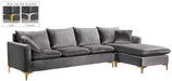 Naomi Velvet 2pc. Reversible Sectional - Sterling House Interiors