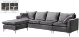 Naomi Velvet 2pc. Reversible Sectional - Sterling House Interiors
