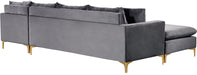 Naomi Velvet 2pc. Reversible Sectional - Sterling House Interiors