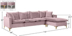 Naomi Velvet 2pc. Reversible Sectional - Sterling House Interiors