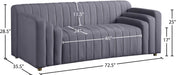 Naya Velvet Loveseat - Sterling House Interiors