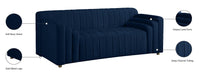 Naya Velvet Loveseat - Sterling House Interiors