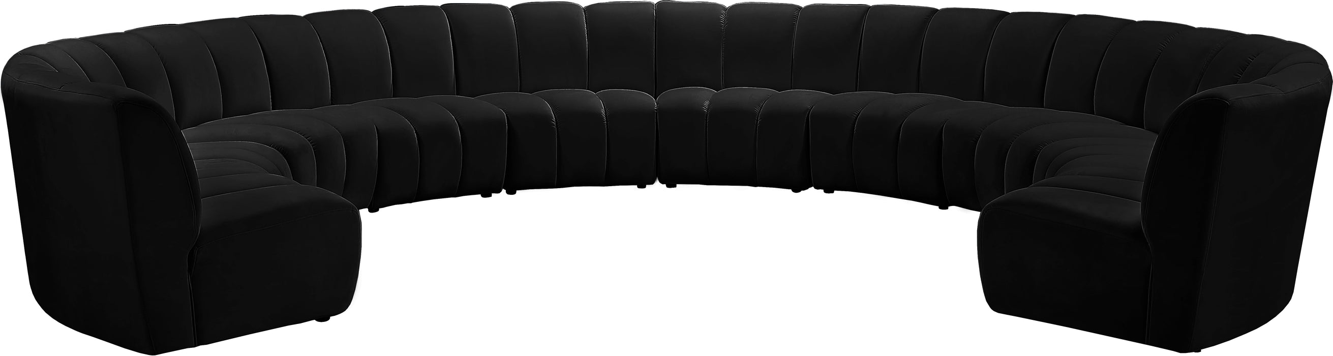 Infinity Velvet 10pc. Modular Sectional - Sterling House Interiors