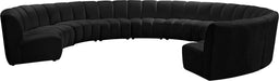 Infinity Velvet 10pc. Modular Sectional - Sterling House Interiors