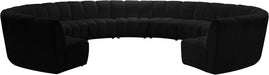 InfinityVelvet 11pc. Modular Sectional - Sterling House Interiors