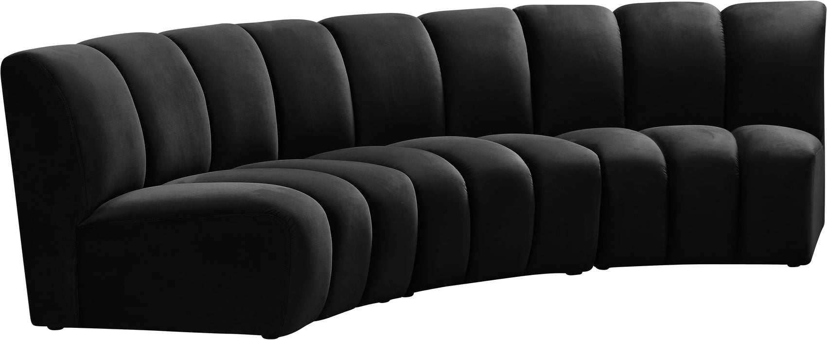 Infinity Velvet 3pc. Modular Sectional - Sterling House Interiors