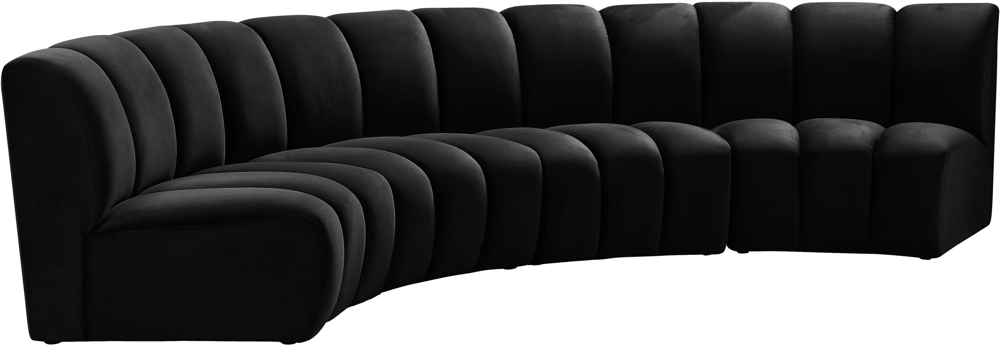 Infinity Velvet 4pc. Modular Sectional - Sterling House Interiors