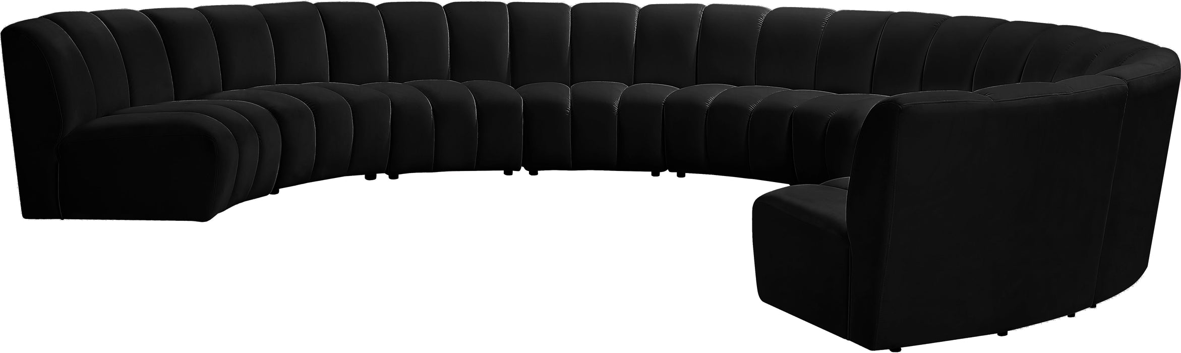 Infinity Velvet 9pc. Modular Sectional - Sterling House Interiors