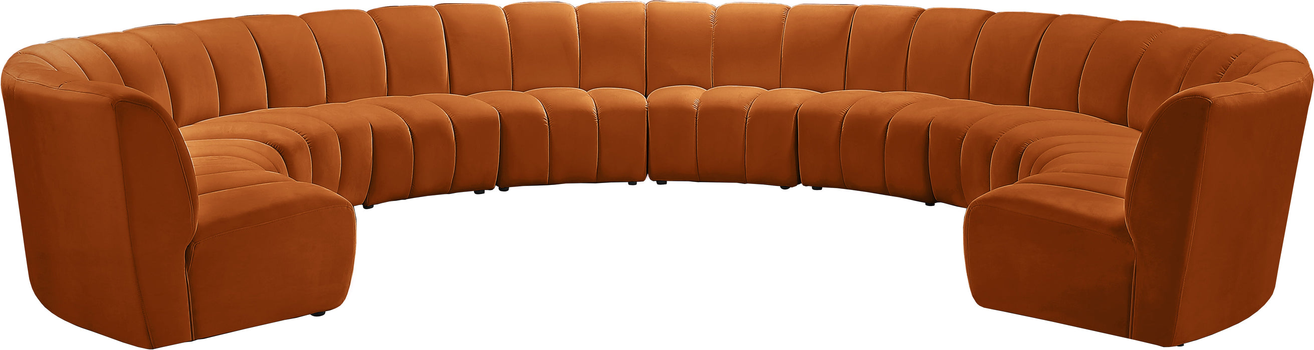 Infinity Velvet 10pc. Modular Sectional - Sterling House Interiors